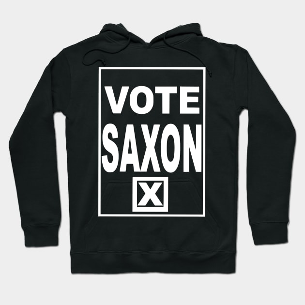 Vote Saxon Hoodie by Tannim